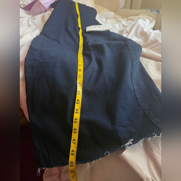 Zara denim strapless  midi dress blue BNWT - Picture 8 of 15